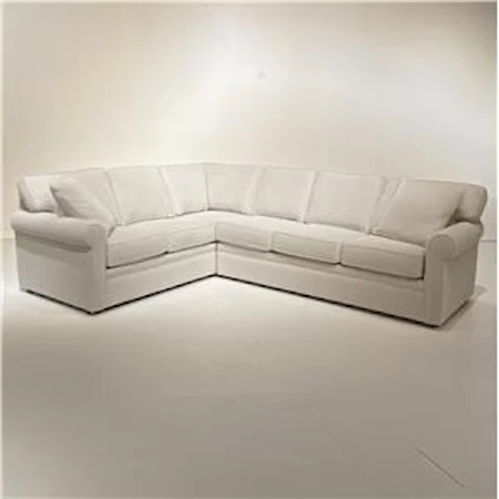 L-Shaped Sectional w/Queen Sleeper